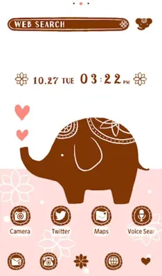 Lovely Elephant wallpaper- android App screenshot 0